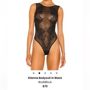 Bluebella Etienne Bodysuit in Black